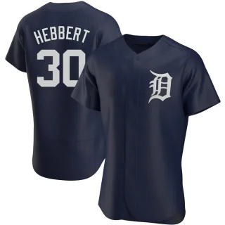 Authentic Men's Duque Hebbert Detroit Tigers Alternate Jersey - Navy
