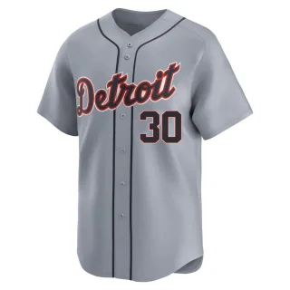 Limited Men's Duque Hebbert Detroit Tigers Road Jersey - Gray