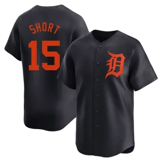 Limited Youth Zack Short Detroit Tigers Alternate Jersey - Navy
