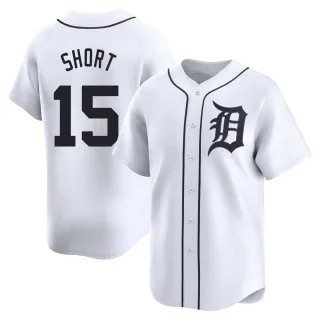 Limited Youth Zack Short Detroit Tigers Home Jersey - White