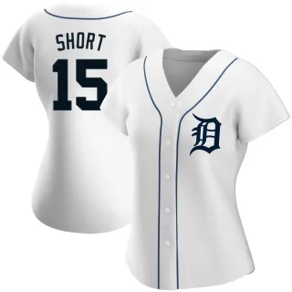 Replica Women's Zack Short Detroit Tigers Home Jersey - White