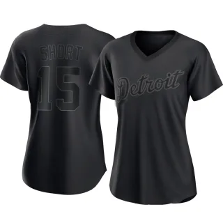 Replica Women's Zack Short Detroit Tigers Pitch Fashion Jersey - Black